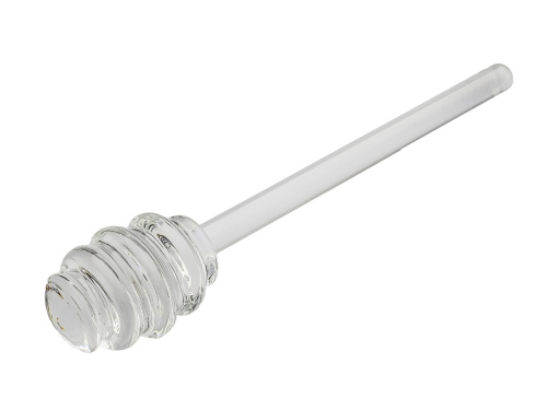 Ёмкость стеклянная с пчёлами для мёда с ложкой, PLOVER, 450 мл