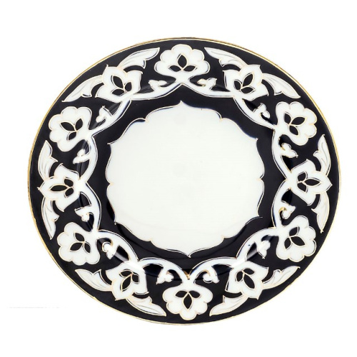 Тарелка Пахта, Turon Porcelain, с золотом, Ø 21.7 см