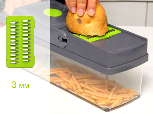 Многофункциональная тёрка 14 в 1 / комбайн / измельчитель / овощерезка Многофункциональная тёрка 14 в 1 / комбайн / измельчитель / овощерезка