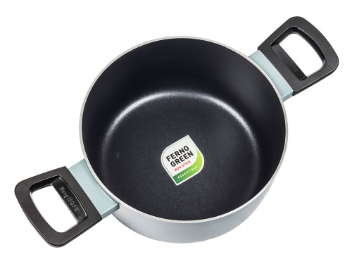 Кастрюля со стеклянной крышкой BergHOFF Leo Slate, 2.9 л