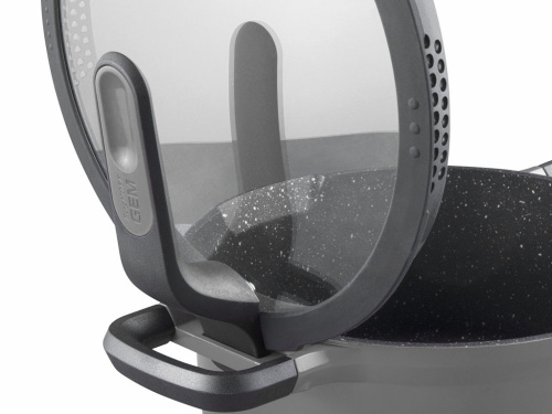 Сотейник со стеклянной крышкой BergHOFF Gem grey, 4.6 л