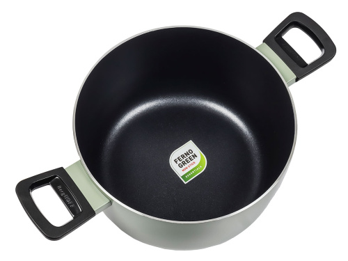 Кастрюля со стеклянной крышкой BergHOFF Leo Sage, 5.6 л