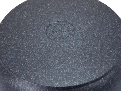 Кастрюля-жаровня 4 л с антипригарным покрытием со стеклянной крышкой, Kukmara (Granit Ultra Blue), жгг41а