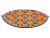 Блюдо Ляган овальный "Риштанская керамика", диаметр 41 см RS33_23 Блюдо Ляган овальный "Риштанская керамика", диаметр 41 см RS33_23