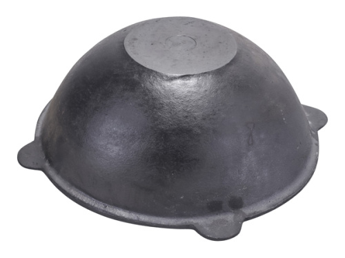 Казан чугунный DAVR METALL, без крышки, плоское дно, 12 л