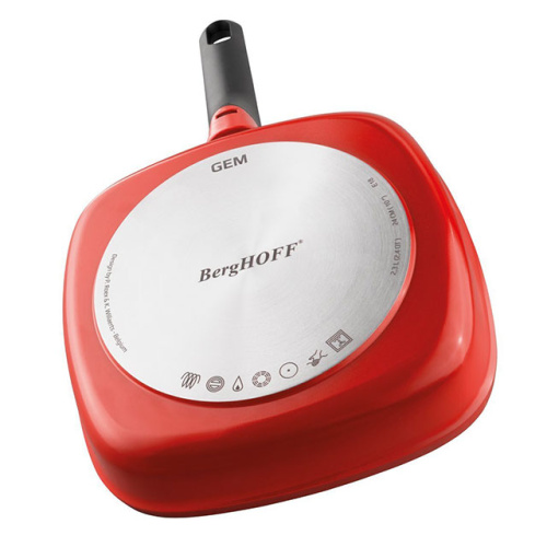 Сковорода-гриль BergHOFF Gem red, 28 см Сковорода-гриль BergHOFF Gem red, 28 см