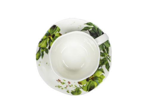 Чайная пара Green Line: чашка, блюдце, PLOVER, 250 мл