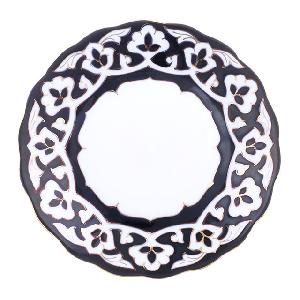 Тарелка "Пахта", рифленый край, Премиум, диаметр 23,5 см Тарелка "Пахта", рифленый край, Премиум, диаметр 23,5 см