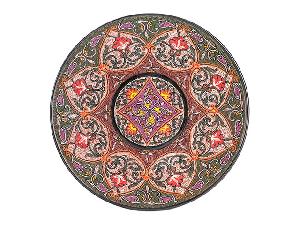 Блюдо Ляган "Риштанская керамика", Точечная роспись, Ø 32 см Блюдо Ляган "Риштанская керамика", Точечная роспись, Ø 32 см